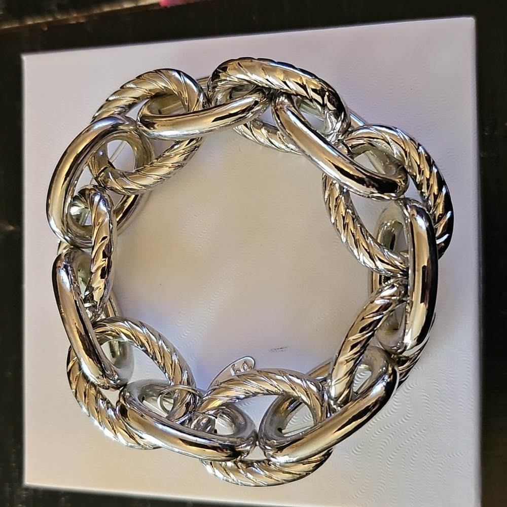 Tasha Twisted Links Bracelet In Silver